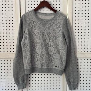 2012 Abercrombie & Fitch Lace Front Sweater